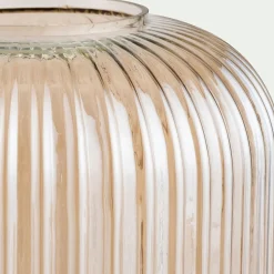 Lampe À Poser*alinea Lampe à poser en verre D20cm - ambré Marron