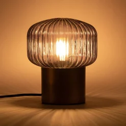 Lampe À Poser*alinea Lampe à poser en verre D16cm - Doré