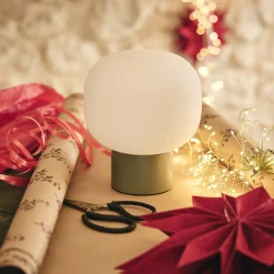 Lampe À Poser*alinea Lampe à poser électrifiée en verre et en fer - Vert