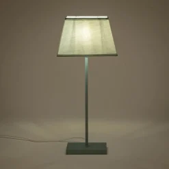 Lampe De Chevet|Lampe À Poser*alinea Lampe à poser électrifiée en coton - calaluna H47cm Bleu