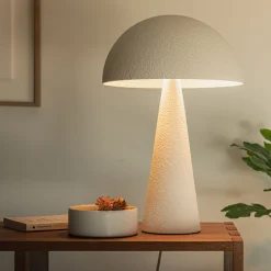 Lampe De Chevet|Lampe De Bureau*alinea Lampe à poser électrifiée en acier H30cm - Blanc