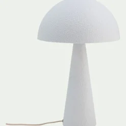 Lampe De Chevet|Lampe De Bureau*alinea Lampe à poser électrifiée en acier H30cm - Blanc