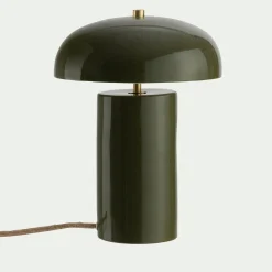 Lampe À Poser*alinea Lampe à poser électrifiée en porcelaine D23,2cm - Vert