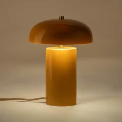 Lampe À Poser*alinea Lampe à poser électrifiée en porcelaine D23,2cm - Jaune