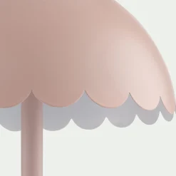 Matelas Enfant*alinea Lampe à poser électrifiée en acier H31,5cm - Rose