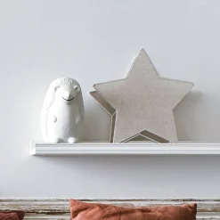 Lampe Chambre Enfant|Commode Enfant*alinea Lampe à poser électrifiée forme hérisson en porcelaine H19,8cm - Blanc