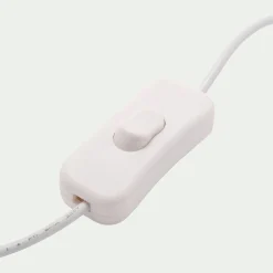 Matelas Enfant|Lampe Chambre Enfant*alinea Lampe à poser électrifiée forme château en porcelaine H25cm - Blanc