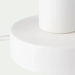 Applique Murale*alinea Lampe applique en métal D10xH9cm Blanc