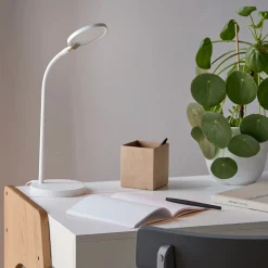 Lampe De Bureau|Lampe À Poser*alinea Lampe de bureau avec variateur H31,50cm - Blanc