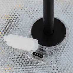 Luminaire Exterieur|Lampes Solaires & Nomades*alinea Lampe de table à poser nomade H28cm - Noir