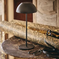 Luminaire Exterieur|Lampes Solaires & Nomades*alinea Lampe de table à poser nomade H28cm - Noir