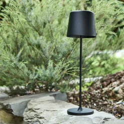 Luminaire Exterieur|Lampe Et Lampadaire D'Extérieur*alinea Lampe de table à poser nomade H37cm - Noir