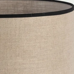 Lampe De Chevet|Lampe À Poser*alinea Lampe en lin calandré - H40cm Naturel