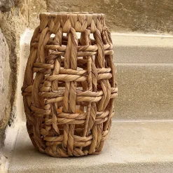 Lanterne*alinea Lanterne en jacinthe d'eau H28cm - Naturel