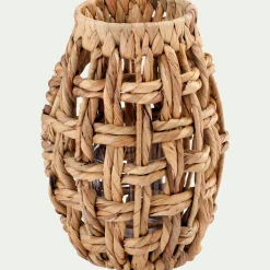 Lanterne*alinea Lanterne en jacinthe d'eau H28cm - Naturel