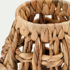 Lanterne*alinea Lanterne en jacinthe d'eau H28cm - Naturel