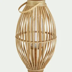 Lanterne Exterieur|Lanterne*alinea Lanterne en rotin - D34.5xH60.5cm Naturel