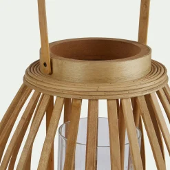 Lanterne Exterieur|Lanterne*alinea Lanterne en rotin - D34.5xH60.5cm Naturel