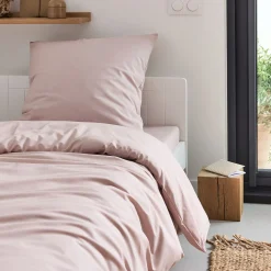 Parure De Lit*alinea Linge de lit uni en coton - rosa Rose