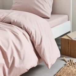 Parure De Lit*alinea Linge de lit uni en coton - rosa Rose
