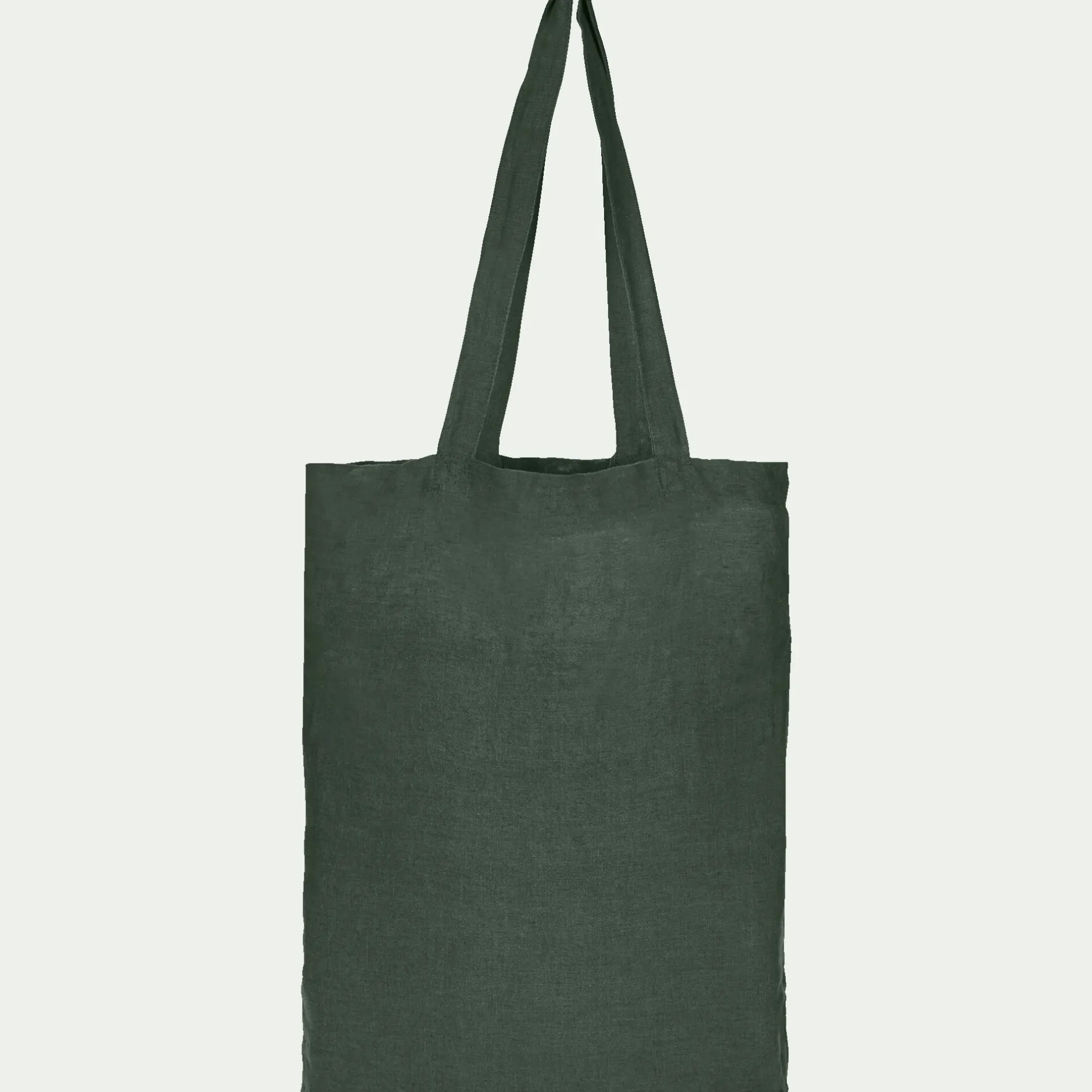 Parure De Lit*alinea Linge de lit uni en lin lavé - cèdre Vert