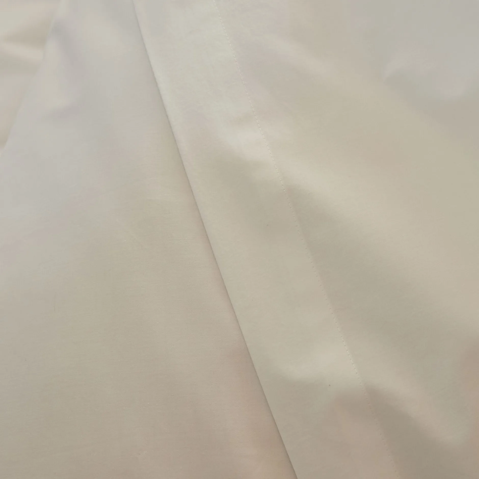 Parure De Lit*alinea Linge de lit uni en percale de coton - Blanc