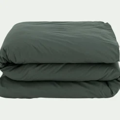 Parure De Lit*alinea Linge de lit uni en percale de coton - cèdre Vert