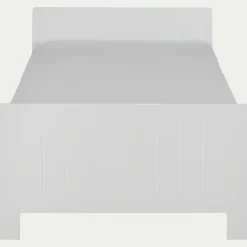 Lit Enfant|Lit Enfant*alinea Lit 1 place enfant en bois 90x200cm - Blanc