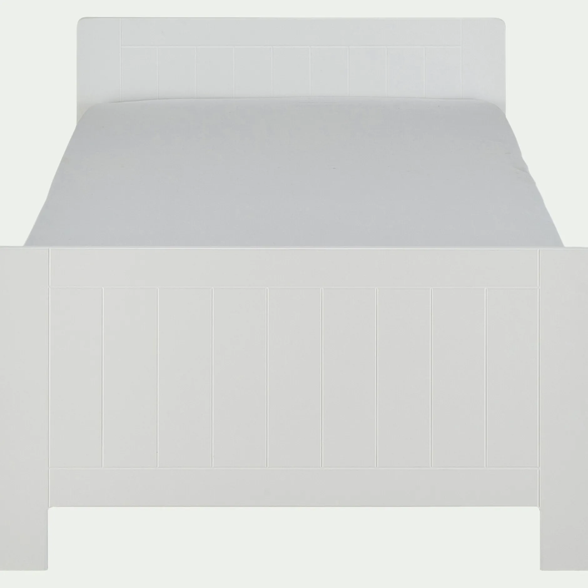 Lit Enfant|Lit Enfant*alinea Lit 1 place enfant en bois 90x200cm - Blanc