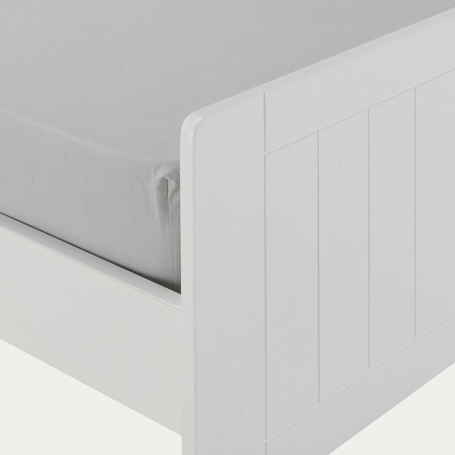 Lit Enfant|Lit Enfant*alinea Lit 1 place enfant en bois 90x200cm - Blanc