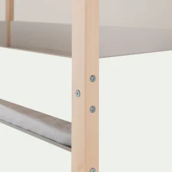 Lit Enfant|Lit Enfant*alinea Lit cabane 1 place en bois 90x200 cm - Blanc