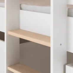 Lit Enfant|Lit Enfant*alinea Lit cabane 1 place en bois 90x200 cm - Blanc