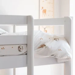 Lit Enfant|Lit Enfant*alinea Lit enfant mi-haut 1 place en pin massif 90x200cm - Blanc