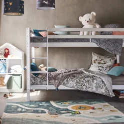 Lit Enfant|Lit Enfant*alinea Lit superposé modulable en pin 90x200cm avec sommier à lattes - Blanc