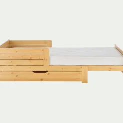 Lit Enfant|Lit Enfant*alinea Lit évolutif 1 place en pin massif 3 positions pour enfant - Bois clair