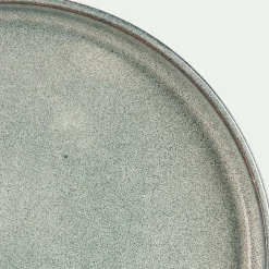 Assiette|Assiette De Noël*alinea Lot de 4 assiettes à dessert en grès émail réactif D21cm - borie Gris