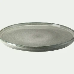 Assiette|Assiette De Noël*alinea Lot de 4 assiettes plates en grès émail réactif D27cm - borie Gris