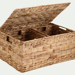 Boîte De Rangement|Panier*alinea Lot de 3 caisses de rangement en jacinthe d'eau - Naturel