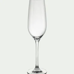 Verre À Pied|Flûte Et Coupe De Champagne*alinea Lot de 6 flûtes à champagne en verre 19cl - Transparent