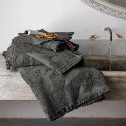 Gant De Toilette*alinea Lot de 2 gants de toilette en coton - cèdre Vert