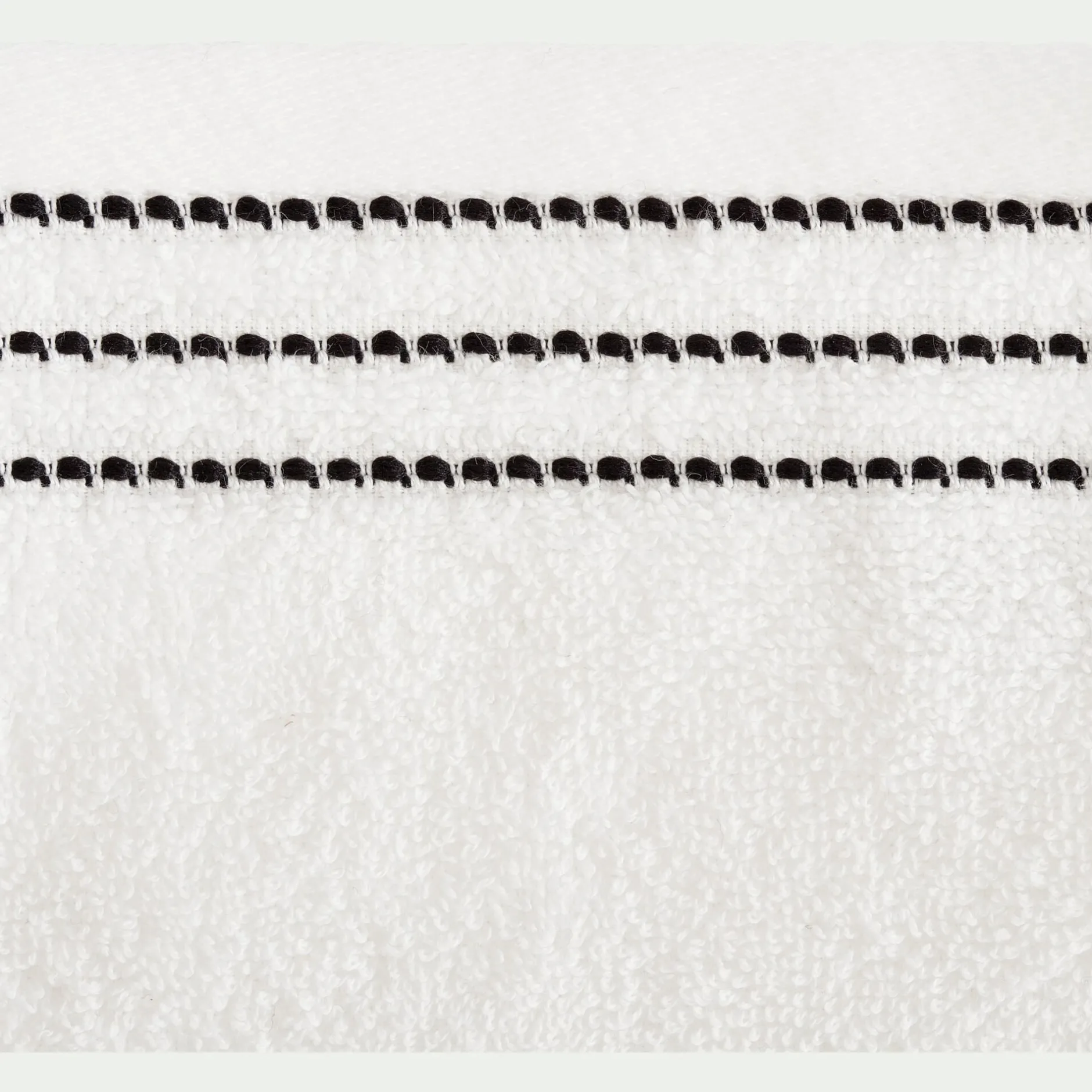 Gant De Toilette*alinea Lot de 2 gants de toilette en coton - ventoux Blanc