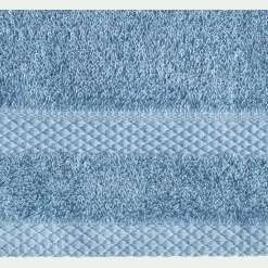 Gant De Toilette*alinea Lot de 2 gants de toilette en coton peigné - autan Bleu