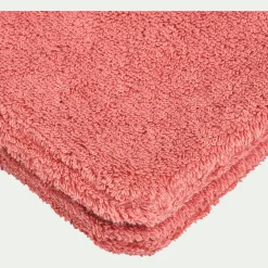 Gant De Toilette*alinea Lot de 2 gants de toilette en coton peigné - ricin Rouge