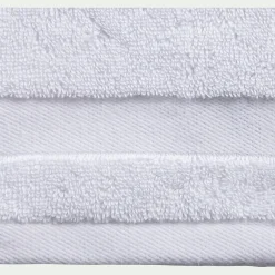 Gant De Toilette*alinea Lot de 2 gants de toilette qualité hôtelière en coton - Blanc