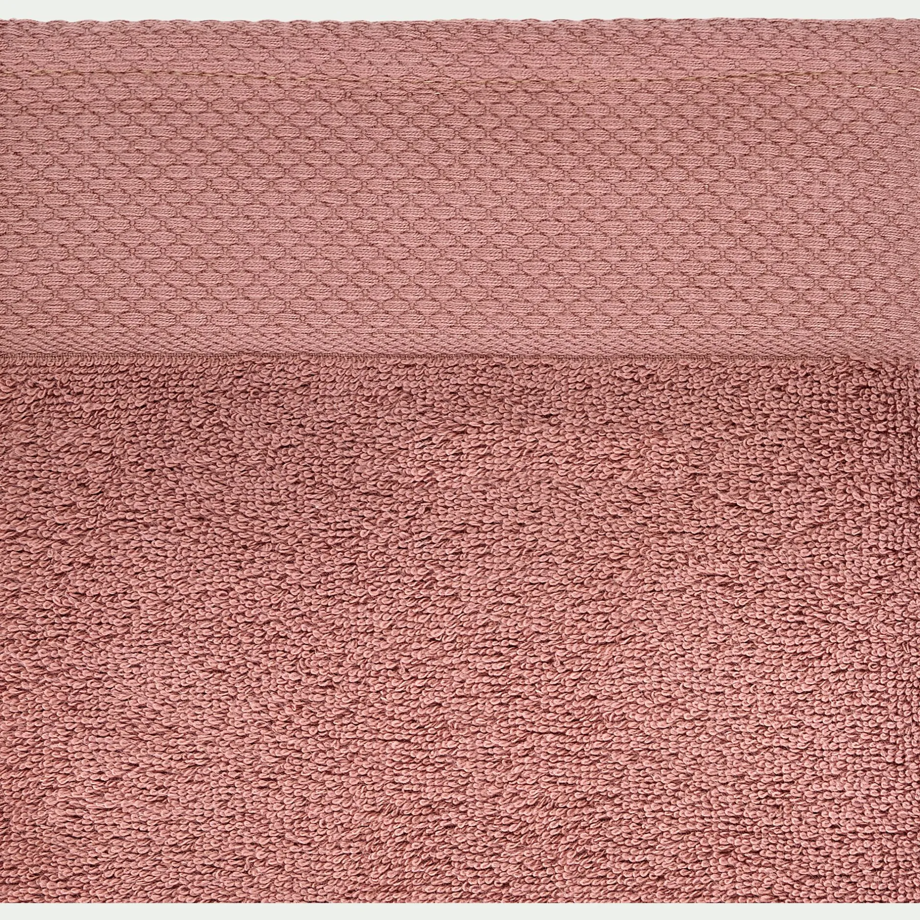 Gant De Toilette*alinea Lot de 2 gants de toilette en coton peigné - brun rhassoul Marron