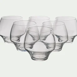 Verre À Eau*alinea Lot de 6 gobelets en cristallin 38cl - Transparent