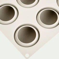 Moule À Gâteau*alinea Lot de 8 moules à gâteau en silicone platinium D6,2cm - Gris