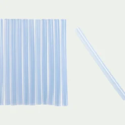 Loisirs Créatifs*alinea Lot de 12 recharges pour pistolet à colle - blanc translucide