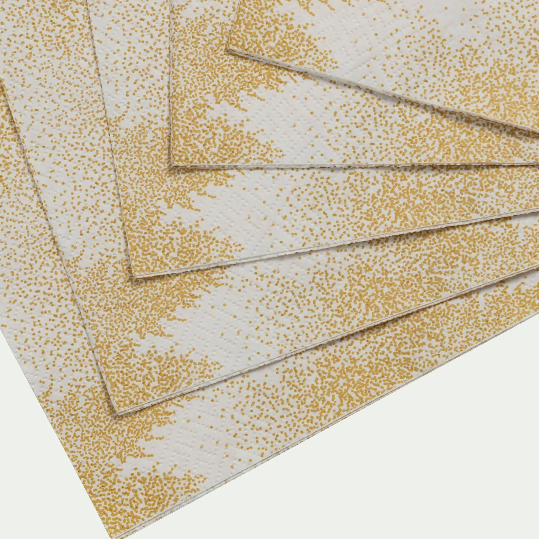 Serviette De Table|Nappe Et Serviette De Noël*alinea Lot de 20 serviettes en papier motif sapin 33x33cm - Doré