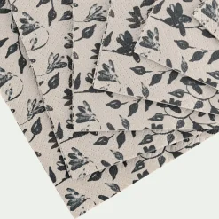 Serviette De Table|Nappe Et Serviette De Noël*alinea Lot de 20 serviettes en papier motif floral 33x33cm - alpilles Beige